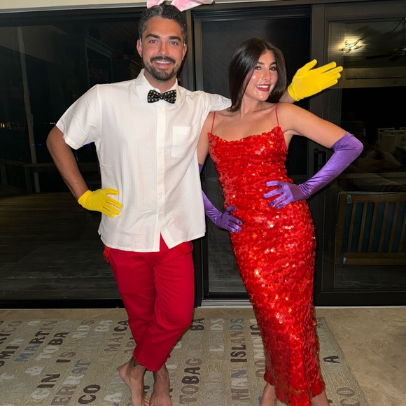 Bardot Karina Sequin Maxi Dress in Fire Red - Picture 4 of 11